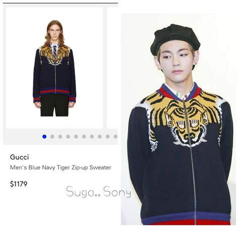 bts gucci clothes price|kim taehyung gucci.